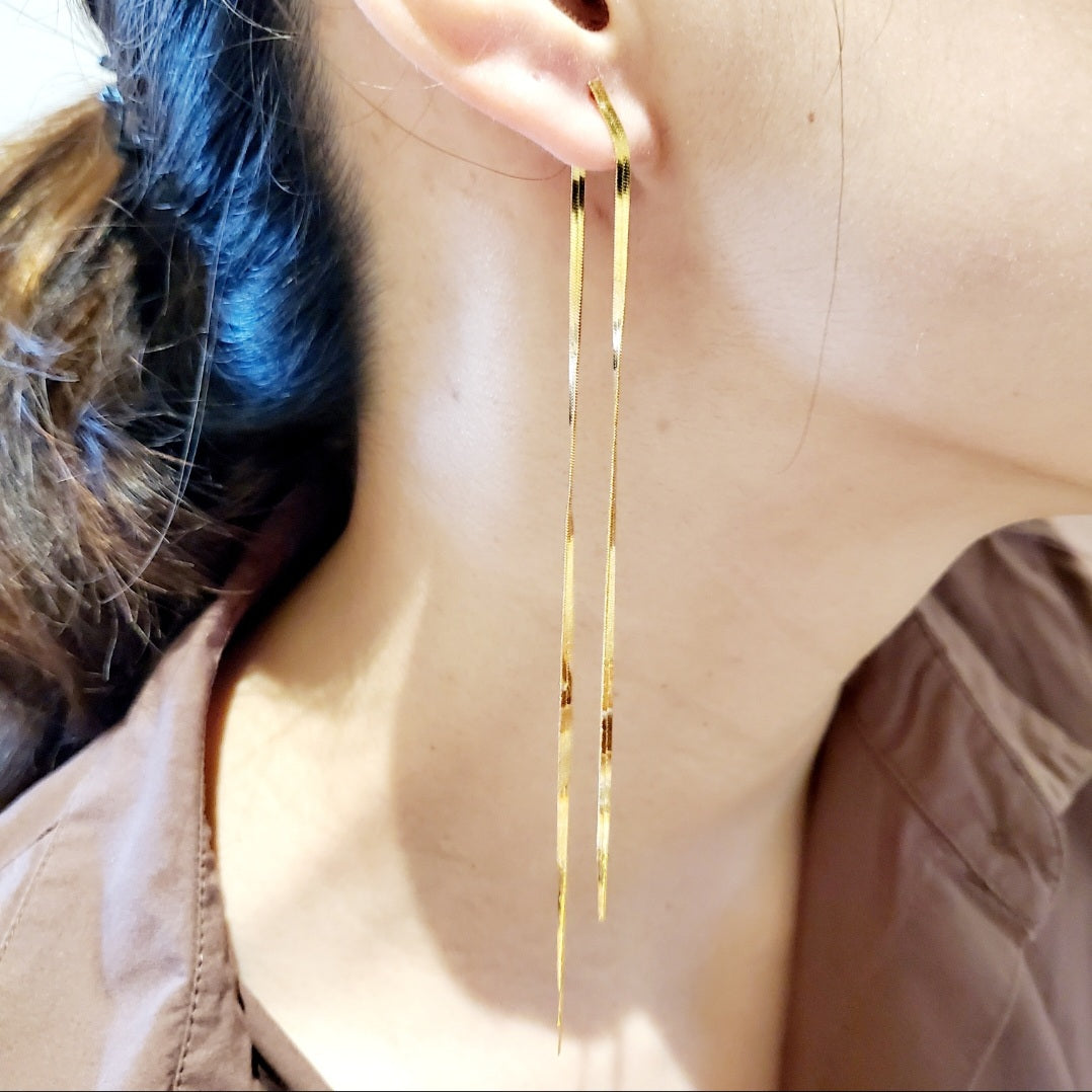Medusa Gold earrings